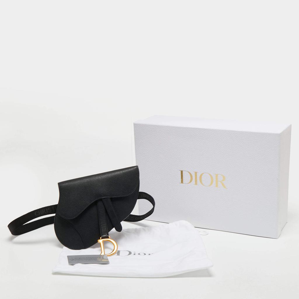 Dior Black Leather Saddle Belt Bag商品第10张图片规格展示
