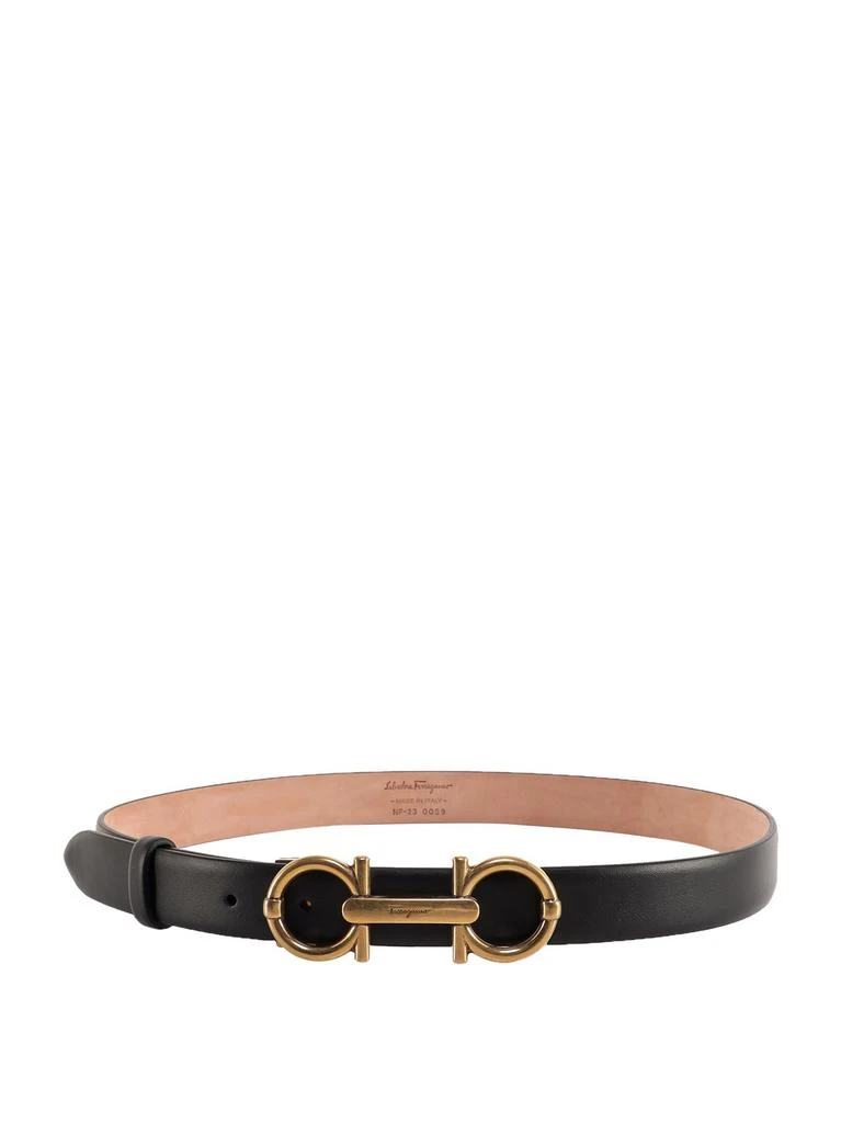 商品Salvatore Ferragamo|Salvatore Ferragamo Gancini Logo Buckle Belt,价格¥2594,第1张图片