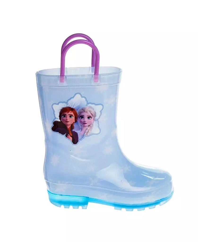 商品Disney|Toddler Girls Frozen Anna and Elsa Dual Sizes Rain Boots,价格¥249,第2张图片详细描述