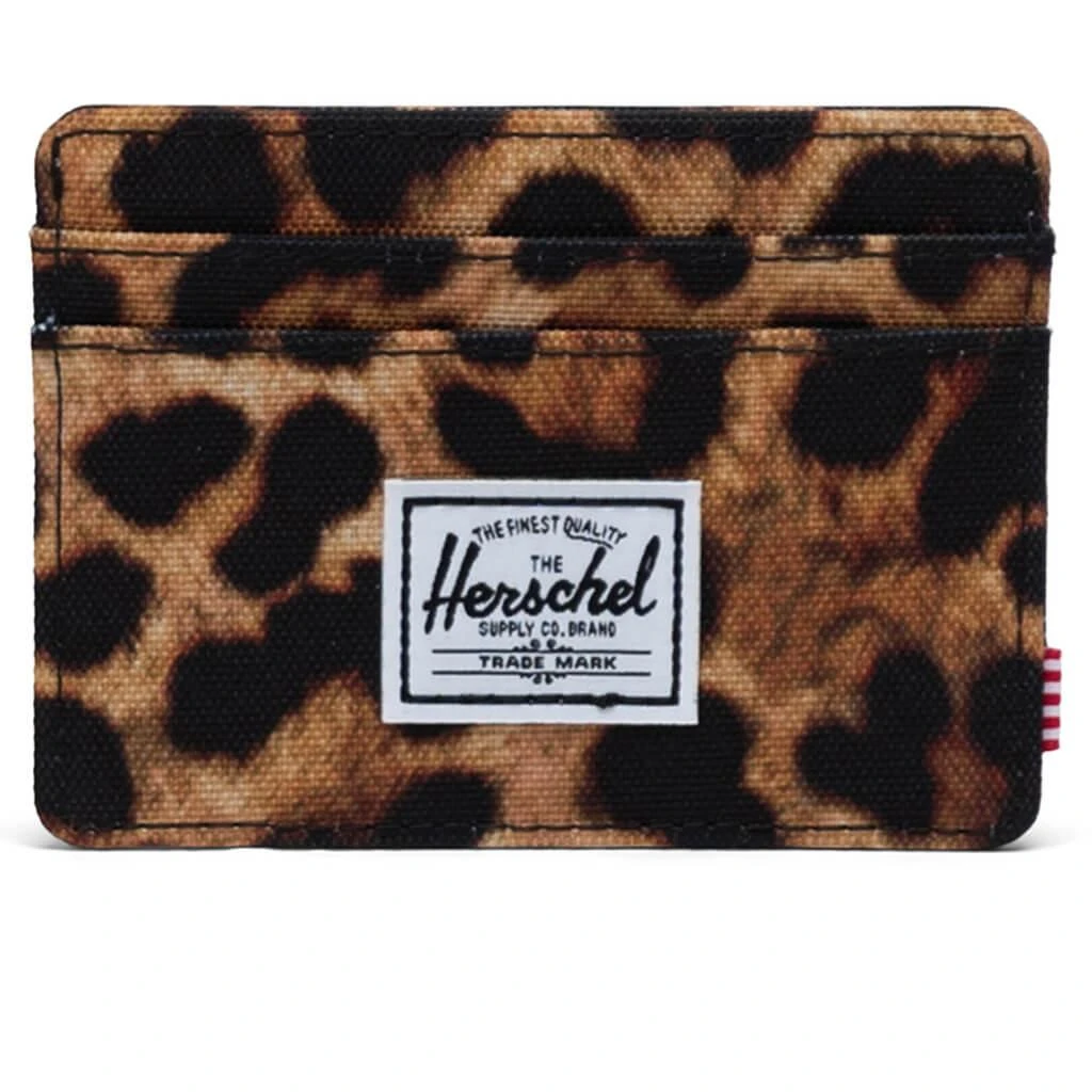 商品Herschel Supply|Charlie RFID Wallet - Leopard Black,价格¥184,第1张图片
