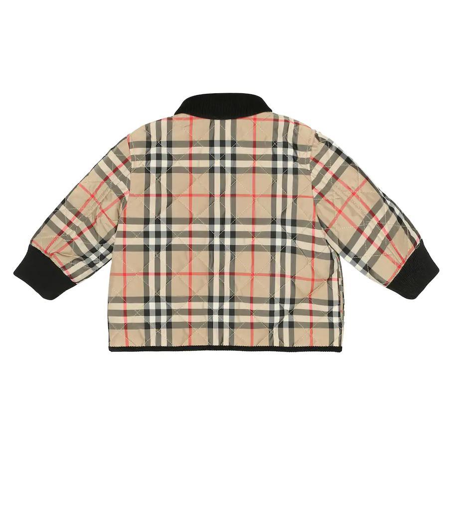商品Burberry|Baby checked quilted jacket,价格¥2288,第6张图片详细描述