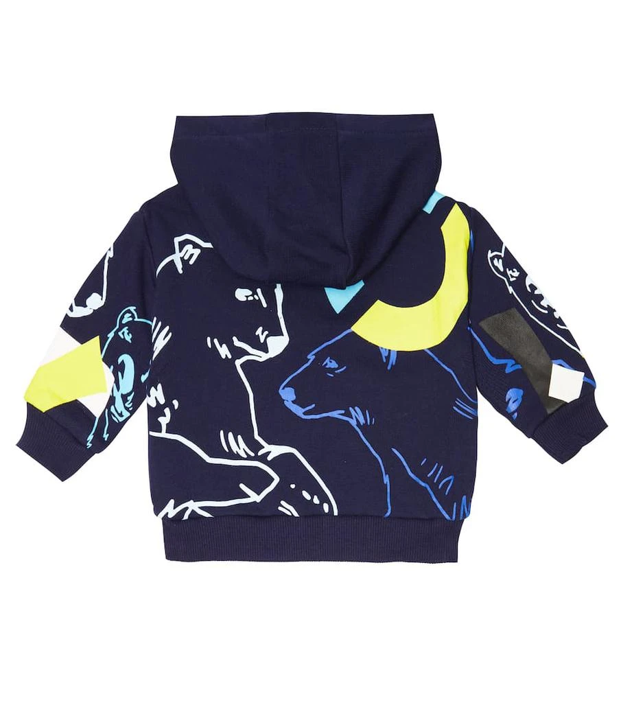 商品Kenzo|Baby printed cotton zip-up hoodie,价格¥716,第2张图片详细描述