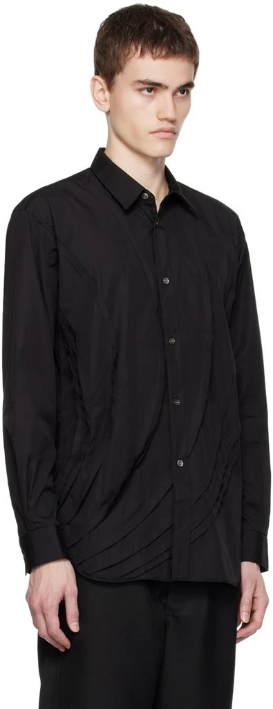 商品Comme des Garcons|黑色未收边衬衫,价格¥4324,第2张图片详细描述
