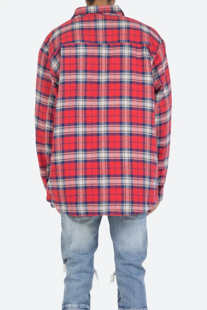 Plaid Work Jacket - Red/Blue 商品