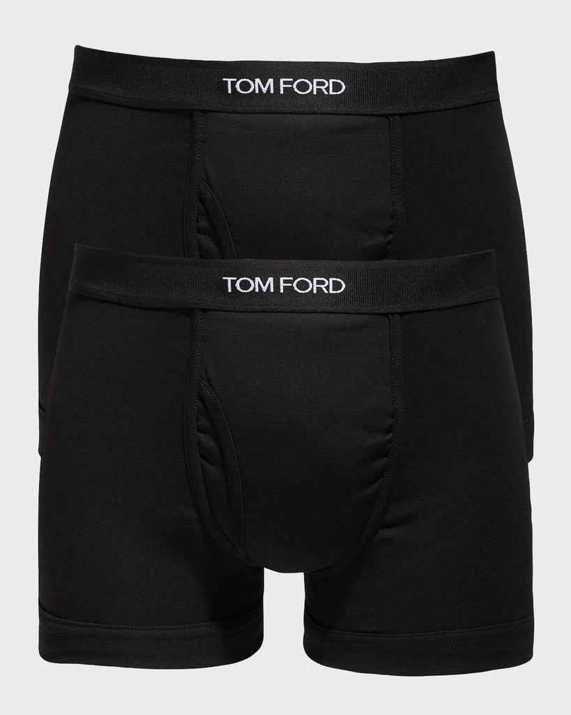商品Tom Ford|Men's 2-Pack Solid Jersey Boxer Briefs,价格¥762,第1张图片