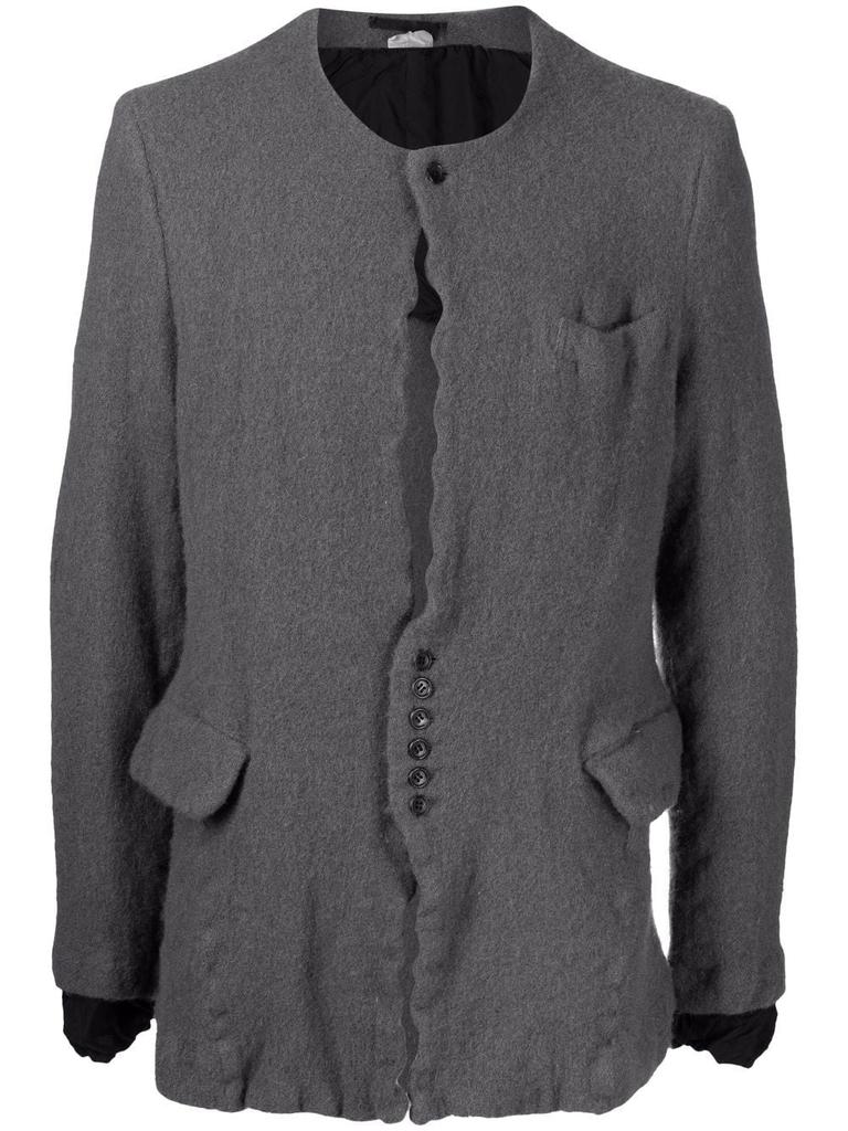 COMME DES GARCONS HOMME PLUS MEN ROUND NECK 7 BUTTON JACKET商品第5张图片规格展示