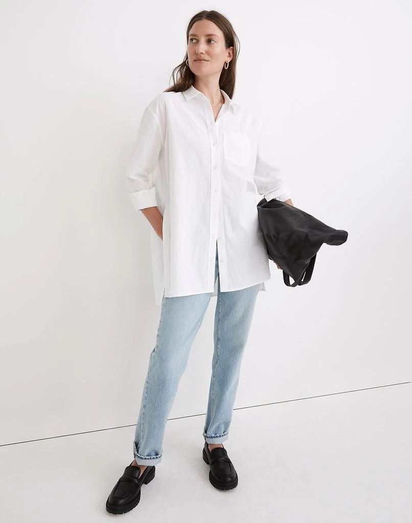 商品Madewell|Oversized Ex-Boyfriend Tunic Shirt,价格¥611,第1张图片