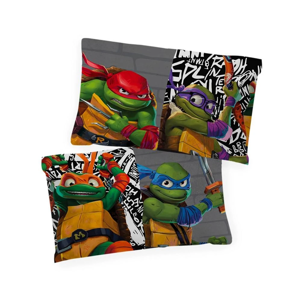 商品TEENAGE MUTANT NINJA TURTLES|Teenage Mutant Ninja Turtle Movie Collection Good Fight Pillowcase, Standard,价格¥337,第1张图片