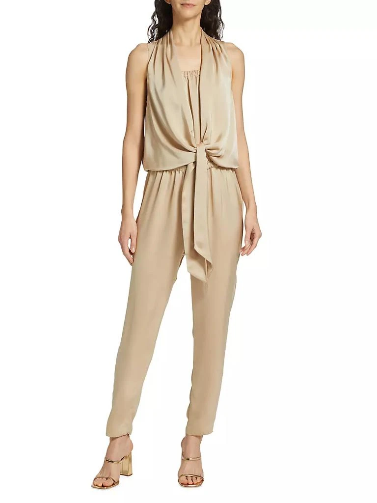 商品Ramy Brook|Dorothy Sleeveless Knotted Jumpsuit,价格¥1469,第3张图片详细描述