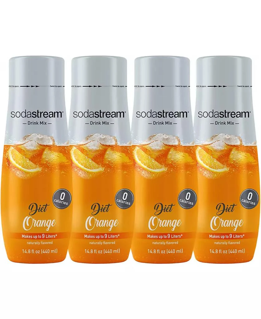 商品SodaStream|Diet Orange Mix Set of 4, 14.88 oz,价格¥187,第1张图片