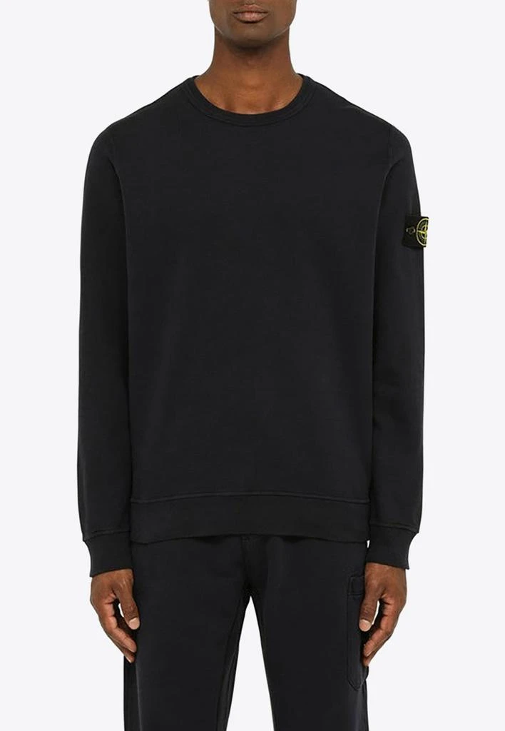 商品Stone Island|Logo-Patch Pullover Sweatshirt,价格¥2834,第1张图片