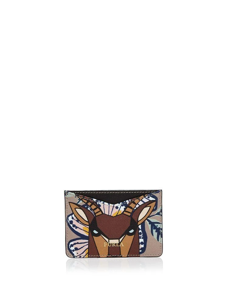 商品Furla|Gioia Printed Leather Card Case,价格¥509,第1张图片