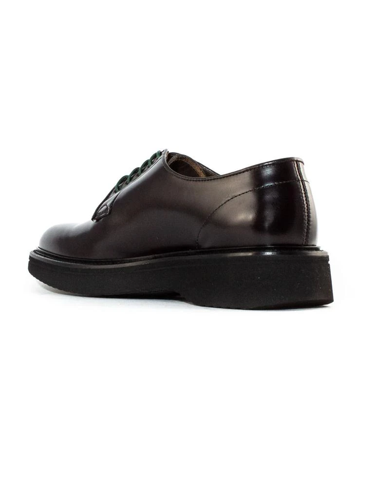 商品Green George|Black Brushed Leather Derby Shoes,价格¥2062,第3张图片详细描述