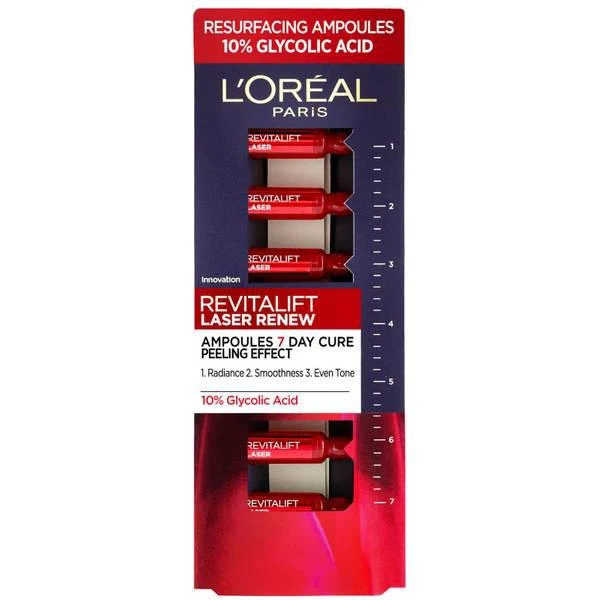 商品L'Oreal Paris|Revitalift Laser Ampoules 10% 果酸精华安瓶 (7x1ml),价格¥280,第1张图片