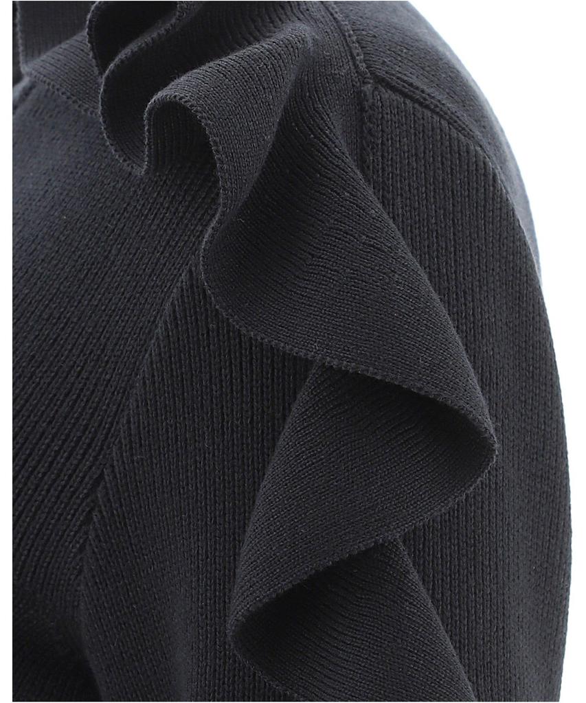 Alexander Mcqueen Women's  Black Wool Sweater商品第4张图片规格展示