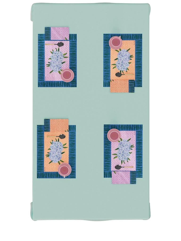 商品LISA CORTI|Set Of 2 Oleander Peach Placemats,价格¥585,第2张图片详细描述