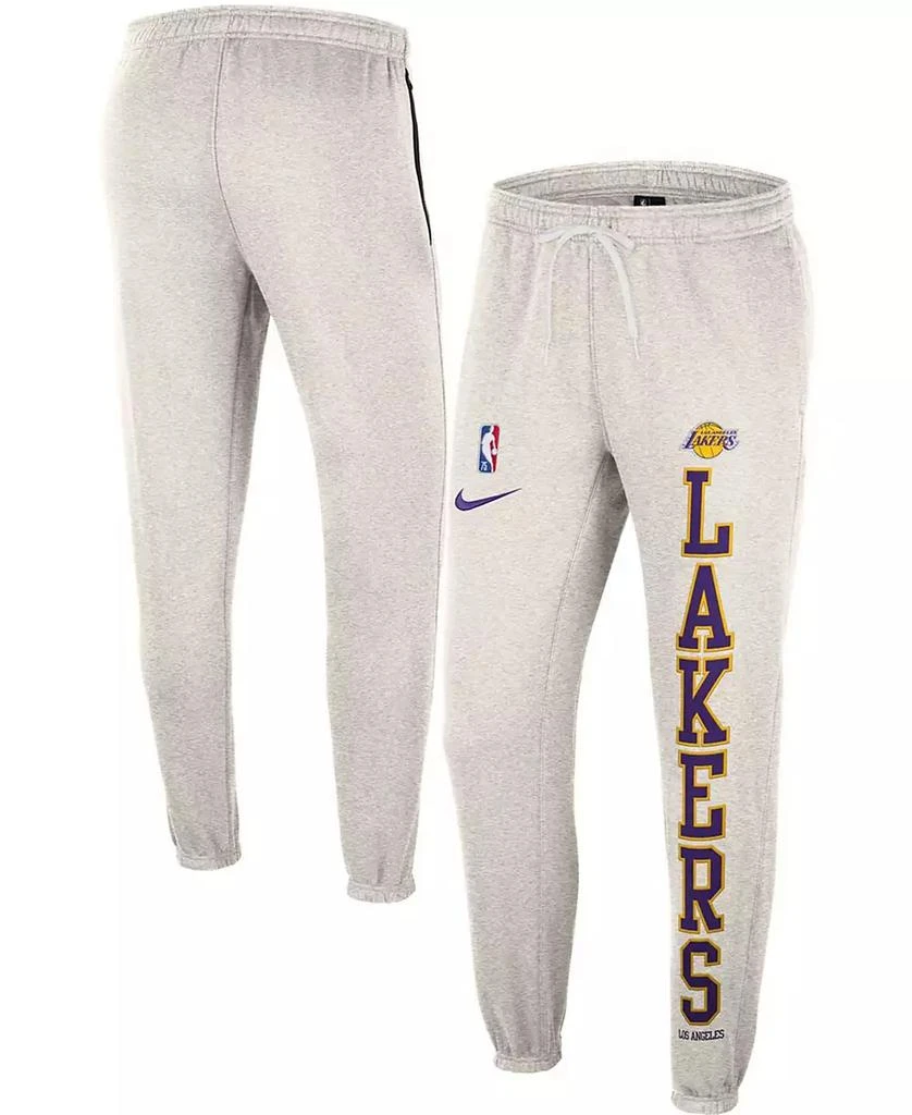 商品NIKE|Men's Oatmeal Los Angeles Lakers 75th Anniversary Courtside Fleece Pants,价格¥760,第1张图片