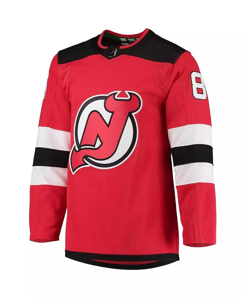 商品Adidas|Men's Jack Hughes Red New Jersey Devils Home Authentic Pro Player Jersey,价格¥1736,第3张图片详细描述