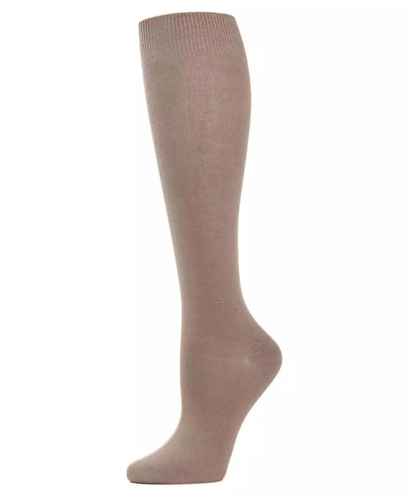 商品Memoi|Women's Bamboo Blend Knit Knee High Socks,价格¥103,第1张图片