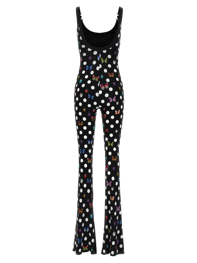 商品Versace|La Vacanza Capsule One-Piece Jumpsuit Jewelry Black,价格¥8200,第2张图片详细描述