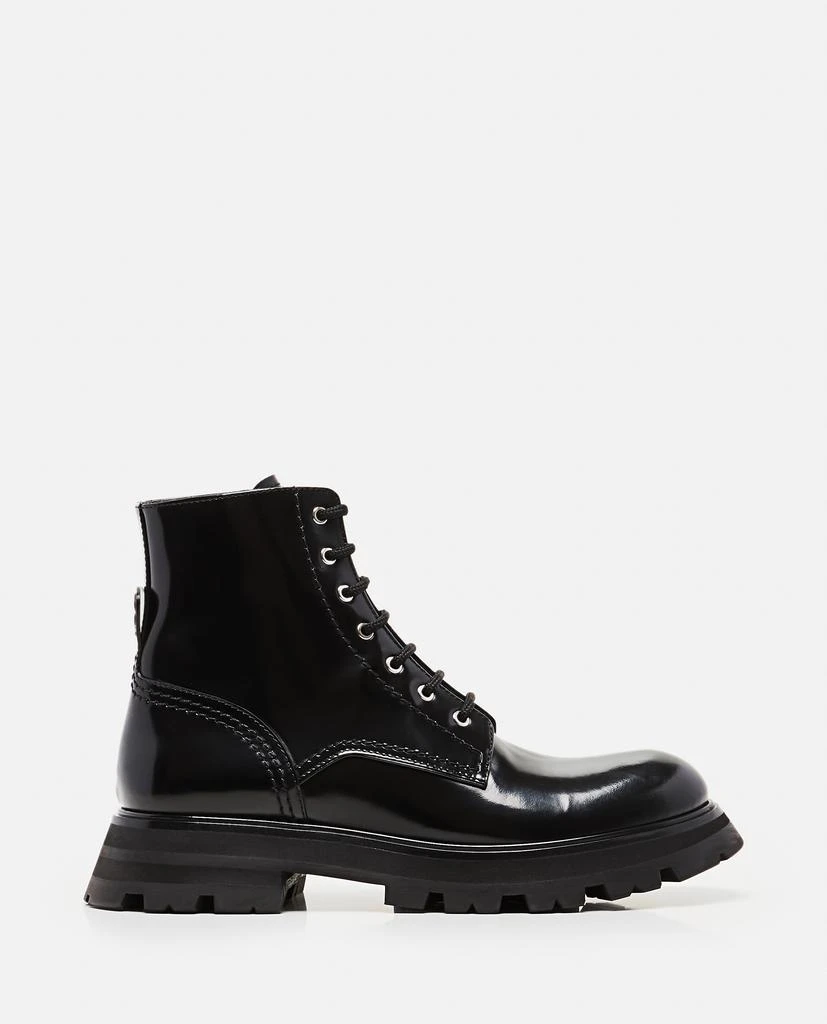 商品Alexander McQueen|LACED COMBAT BOOTS,价格¥6899,第1张图片