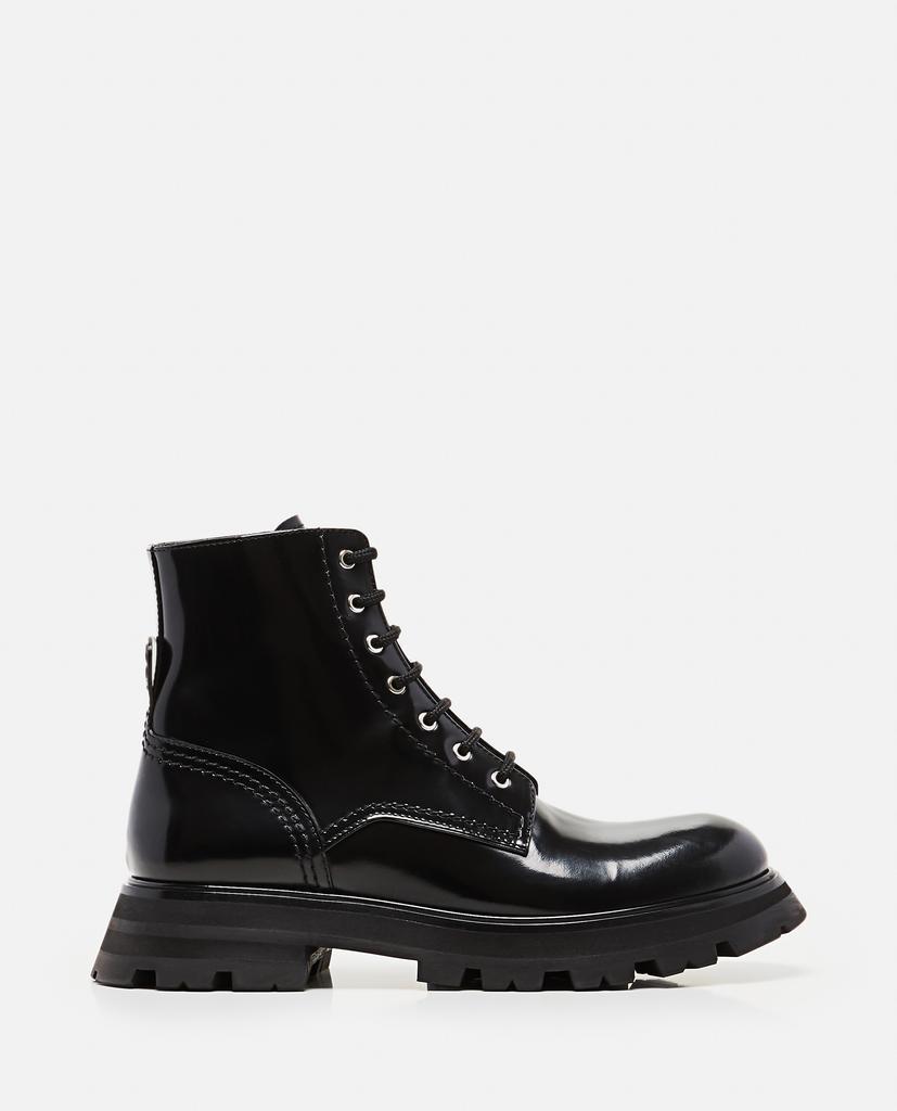 商品Alexander McQueen|LACED COMBAT BOOTS,价格¥6585,第1张图片