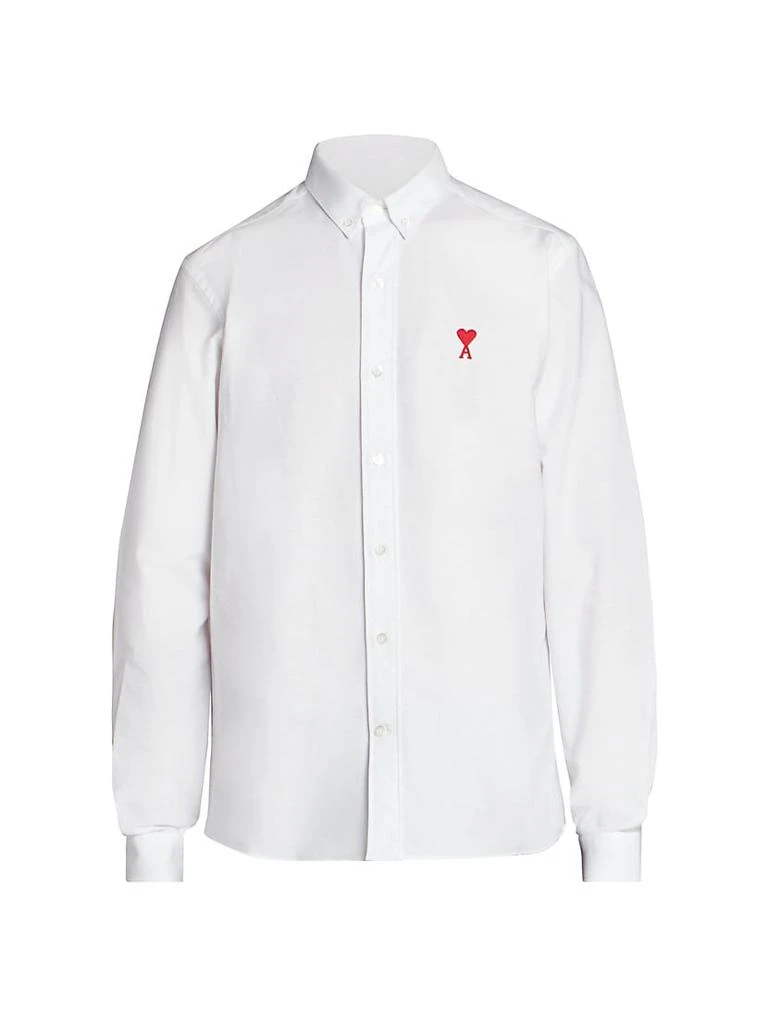 商品AMI|Ami De Coeur Cotton Logo Patch Classic-Fit Shirt,价格¥834,第1张图片