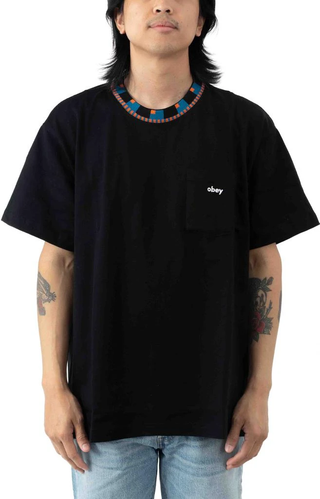 商品Obey|Escape Pocket T-Shirt - Black ,价格¥117,第1张图片