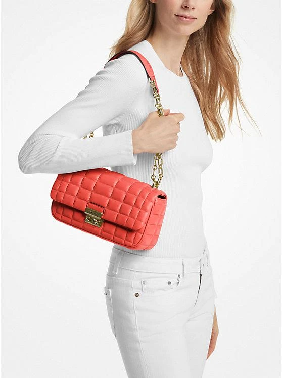 商品Michael Kors|Tribeca Large Quilted Leather Shoulder Bag,价格¥2669,第3张图片详细描述