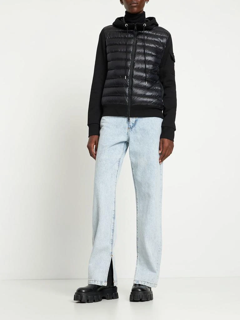 商品Moncler|Cotton & Nylon Zip Down Cardigan Jacket,价格¥8471,第1张图片详细描述