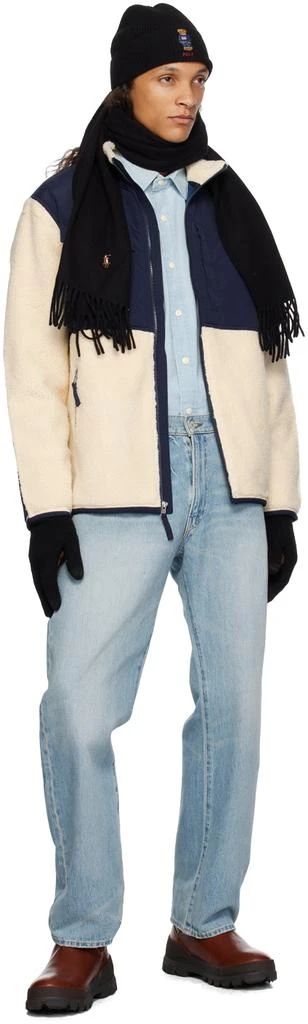 商品Ralph Lauren|Navy & Off-White Hybrid Jacket,价格¥1592,第4张图片详细描述