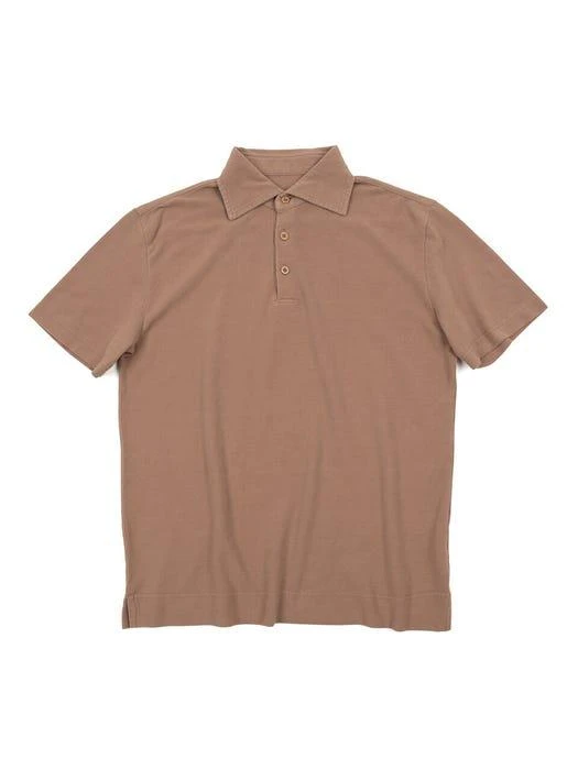 商品IOLO|Hans Collar T-shirt Brown,价格¥904,第1张图片