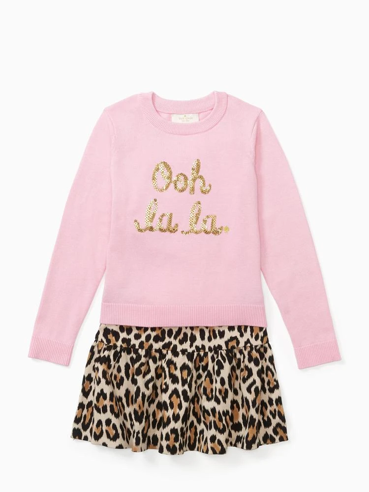 商品Kate Spade|girls' classic leopard-print skirt,价格¥402,第2张图片详细描述