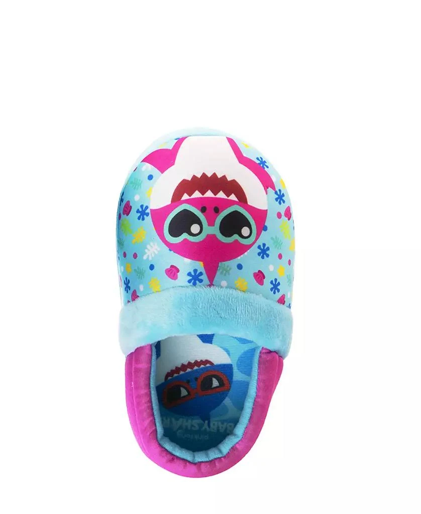 商品Baby Shark|Toddler Girls Cool and Friendly Dual Sizes House Slippers,价格¥172,第4张图片详细描述