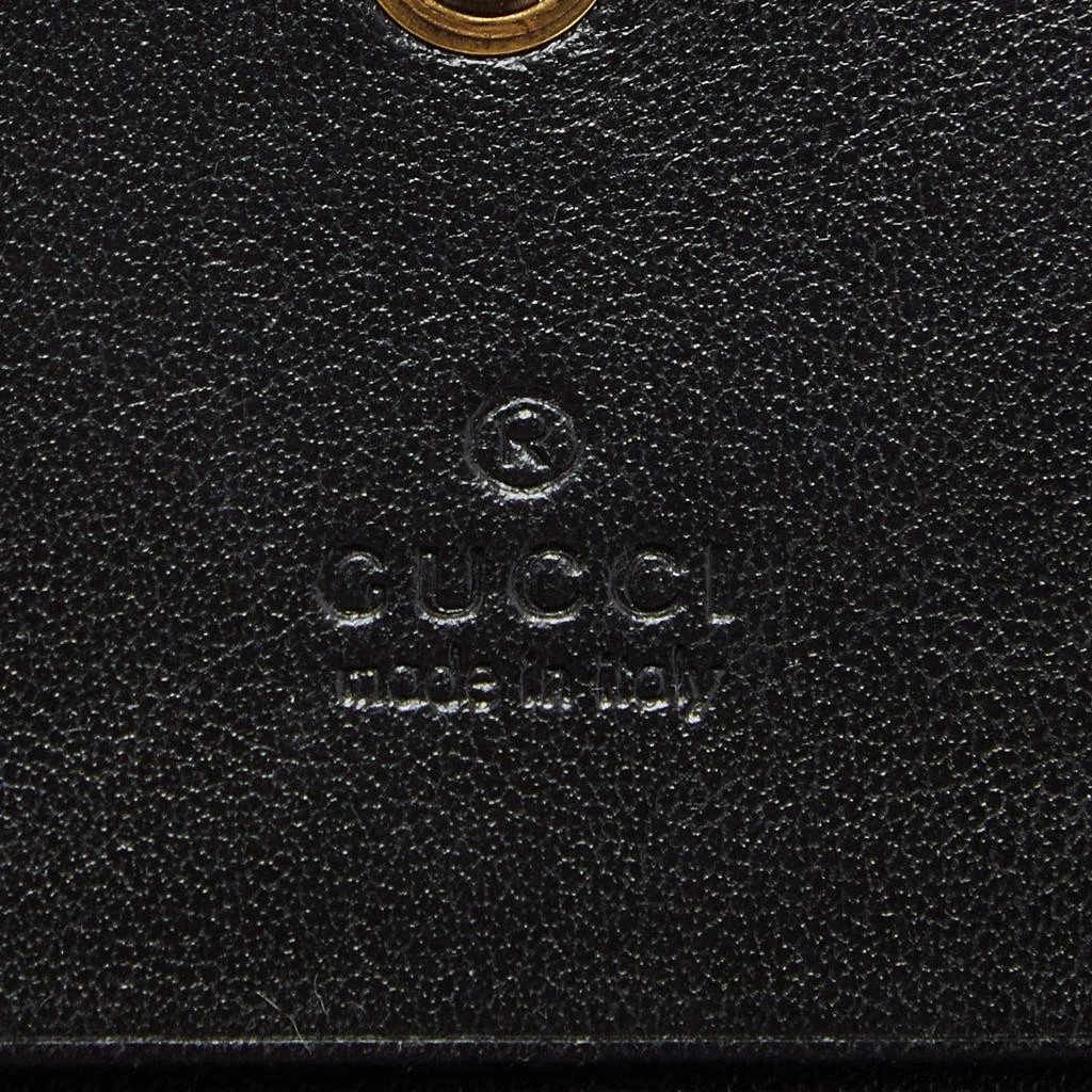 Gucci Black Matelassé Leather GG Marmont Card Case 商品