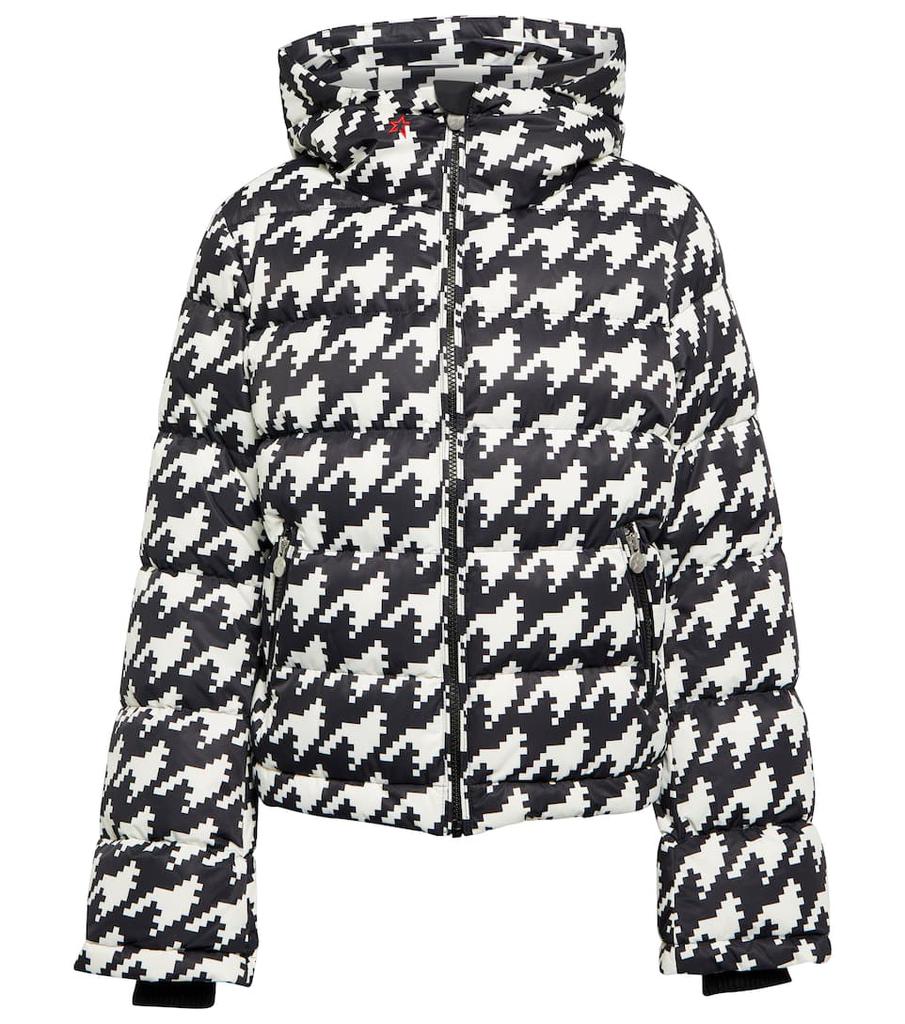 Polar Flare houndstooth down ski jacket商品第1张图片规格展示