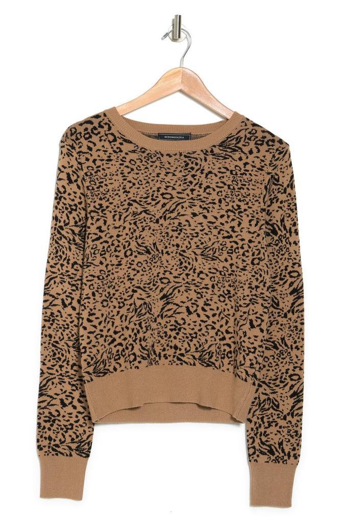 商品BCBG|Leopard Print Sweater,价格¥518,第5张图片详细描述