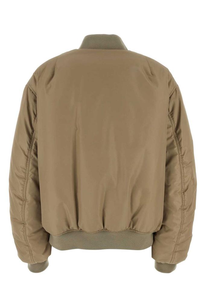 Miu Miu Miu Miu Logo-Patch Zipped Bomber Jacket - Jackets