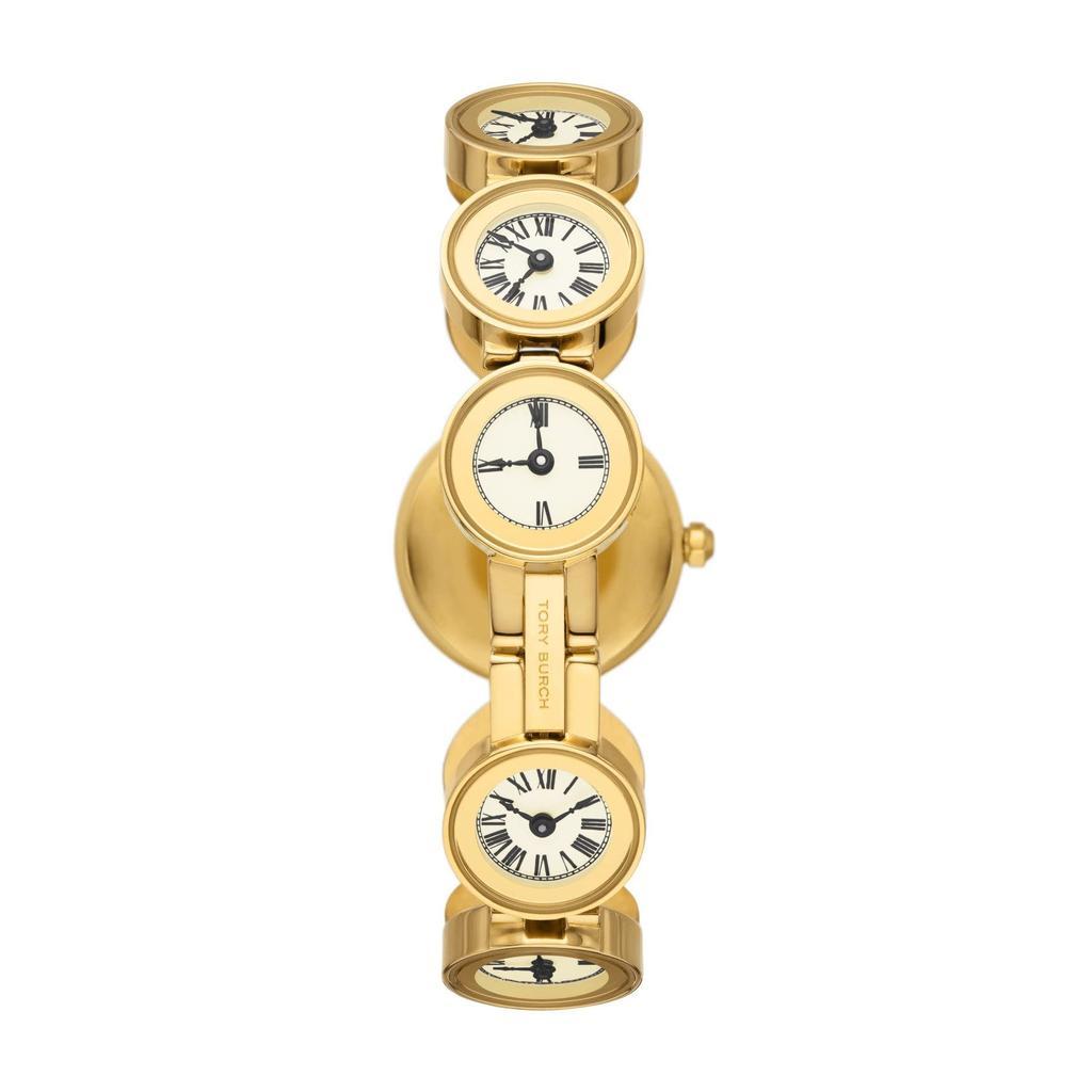 商品Tory Burch|25 mm The Clock Watch Stainless Steel Watch,价格¥2286,第5张图片详细描述