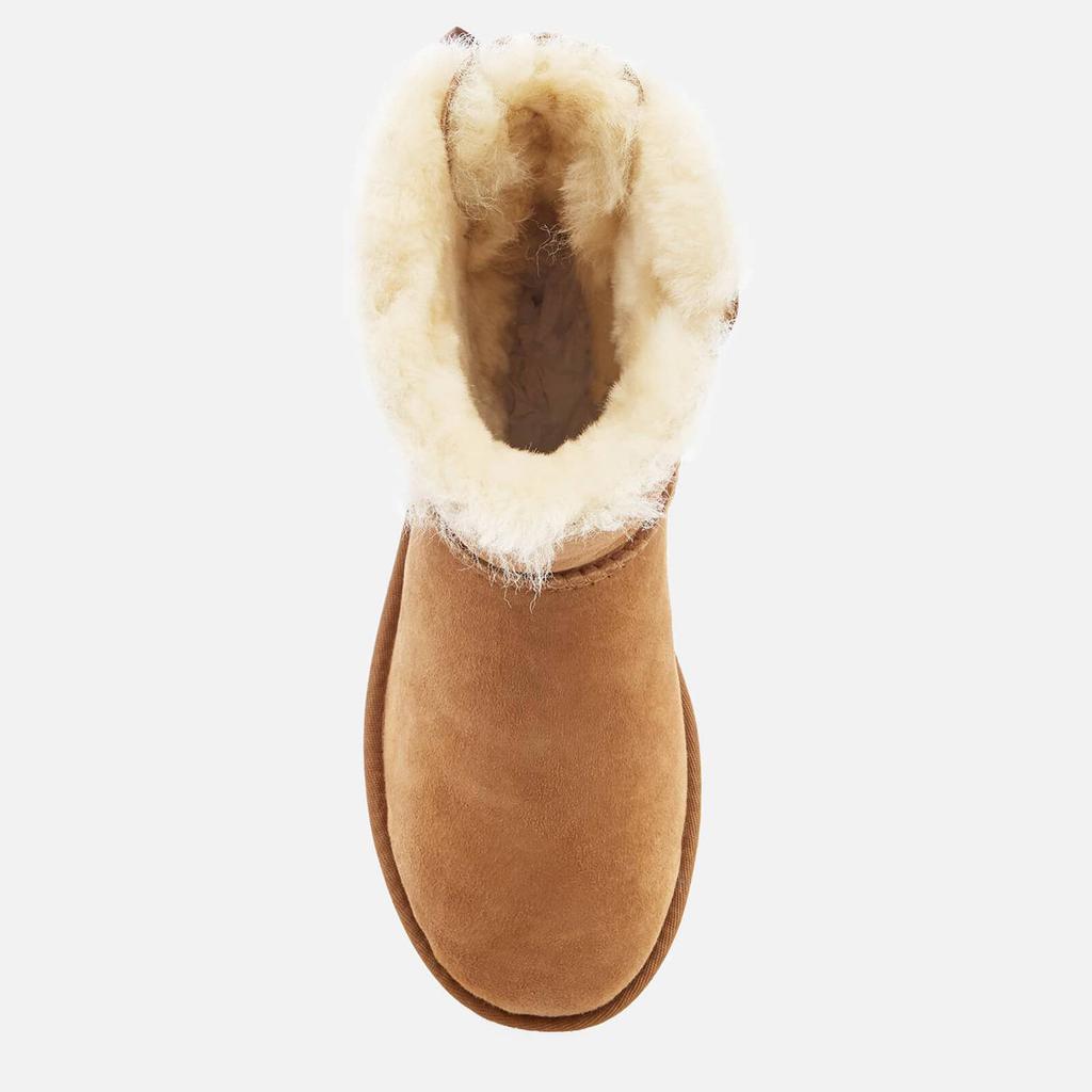 UGG Women's Mini Bailey Bow II Sheepskin Boots - Chestnut商品第3张图片规格展示