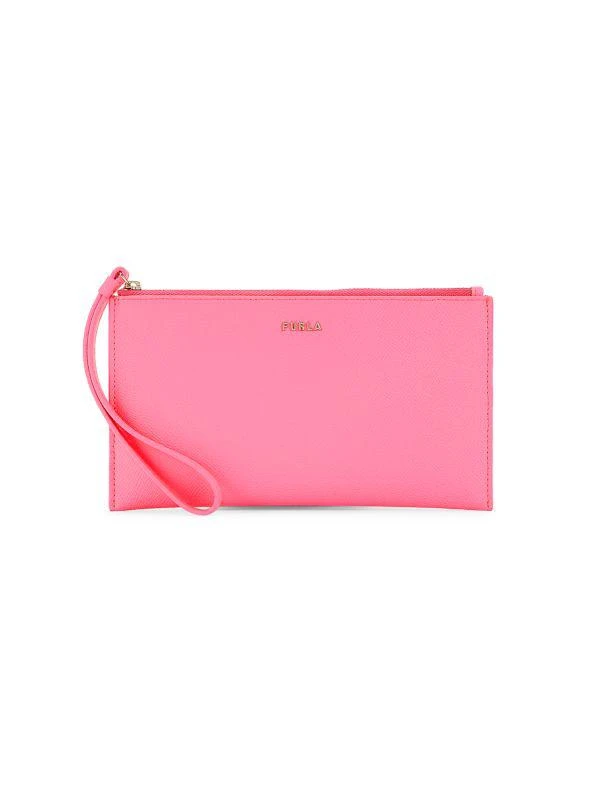 商品Furla|Logo Leather Wristlet,价格¥362,第1张图片