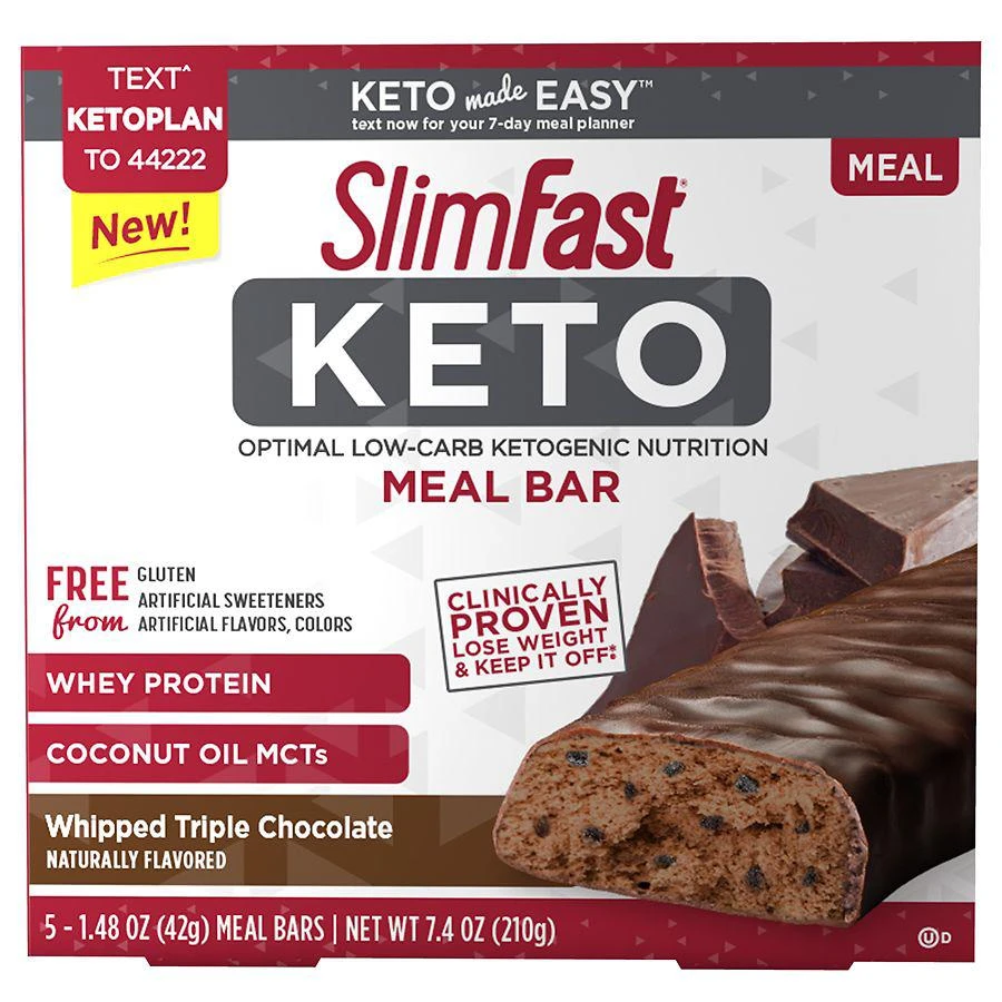商品SlimFast|SlimFast Keto生酮三倍巧克力棒,价格¥104,第1张图片