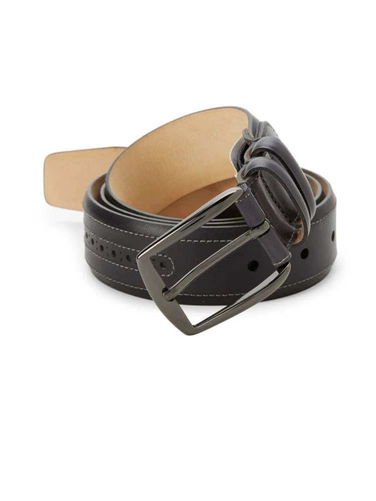 商品Mezlan|Mezlan Sicalf Leather Belt,价格¥160,第1张图片