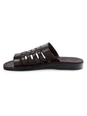 商品Jerusalem Sandals|Adam Leather Slip-On Sandals,价格¥280,第4张图片详细描述