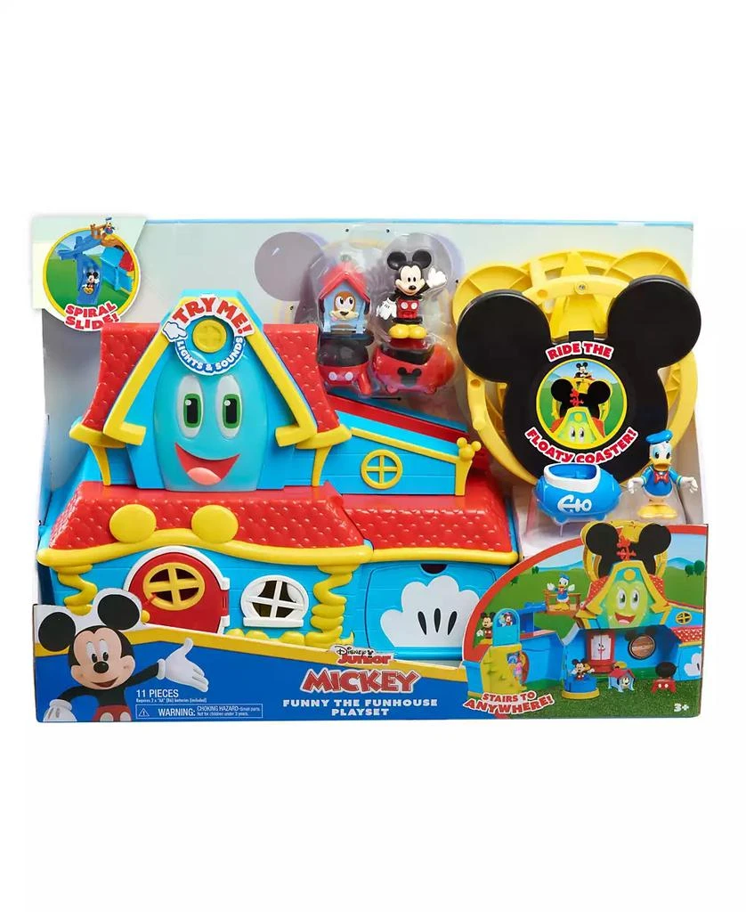 商品Mickey Mouse|Disney Junior Funny the Funhouse Playset with Bonus Figures,价格¥412,第2张图片详细描述