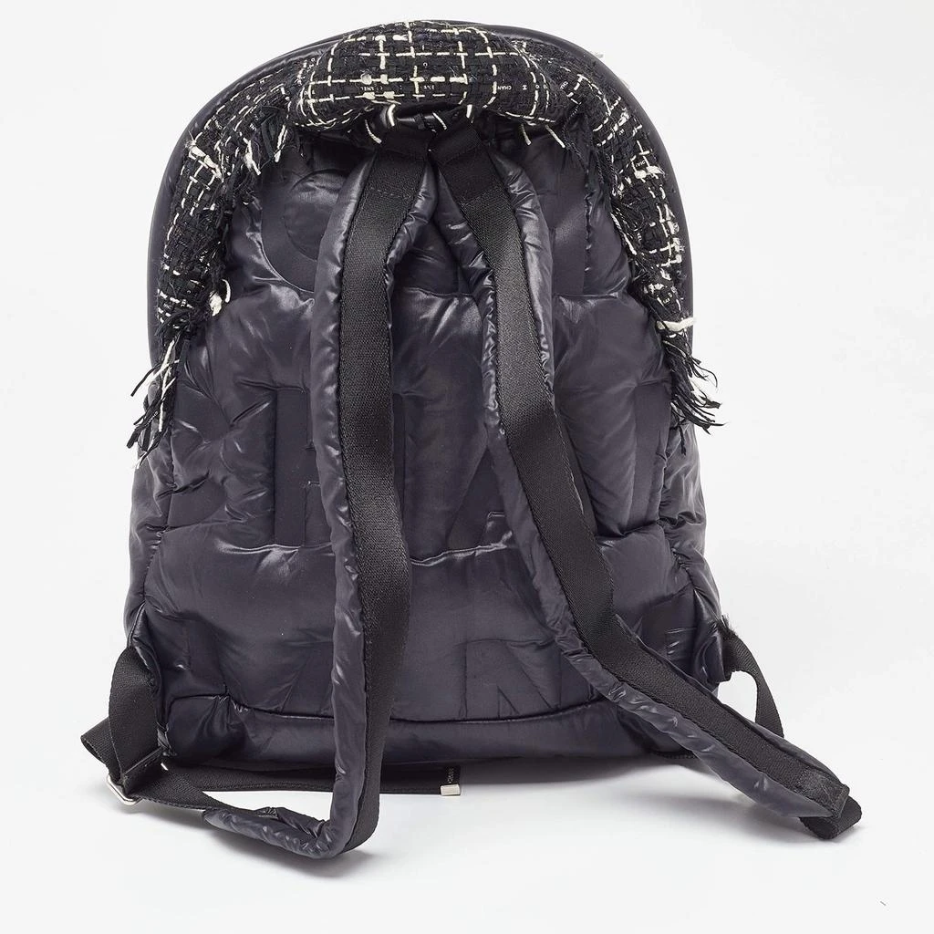 商品[二手商品] Chanel|Chanel Black Nylon and Tweed Doudoune Backpack,价格¥9580,第4张图片详细描述