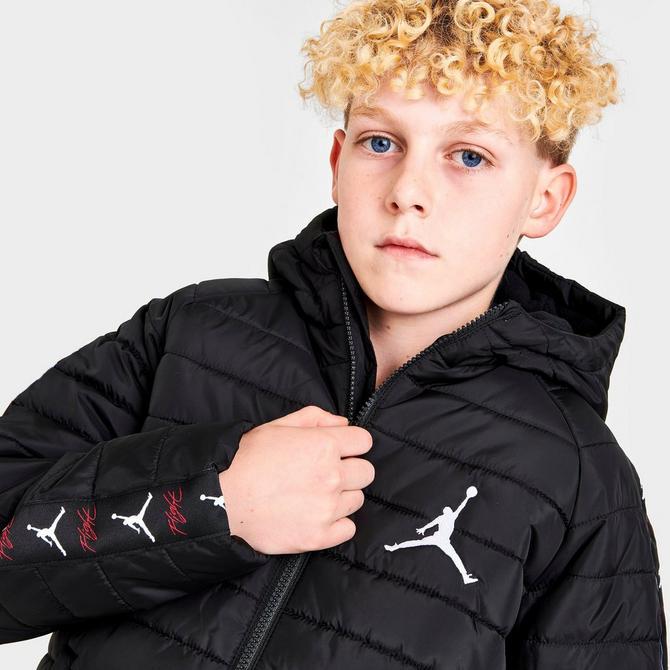 Kids' Jordan Jumpman Taped Puffer Jacket商品第5张图片规格展示