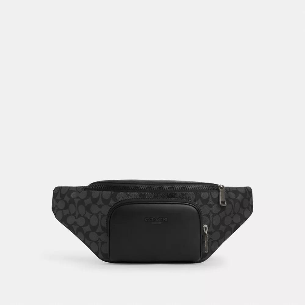 国内即発【COACH】Leather Essential Belt Bag ベルトバッグ Amazon.com: COACH Women's Essential Belt Bag, B4/Black, One
