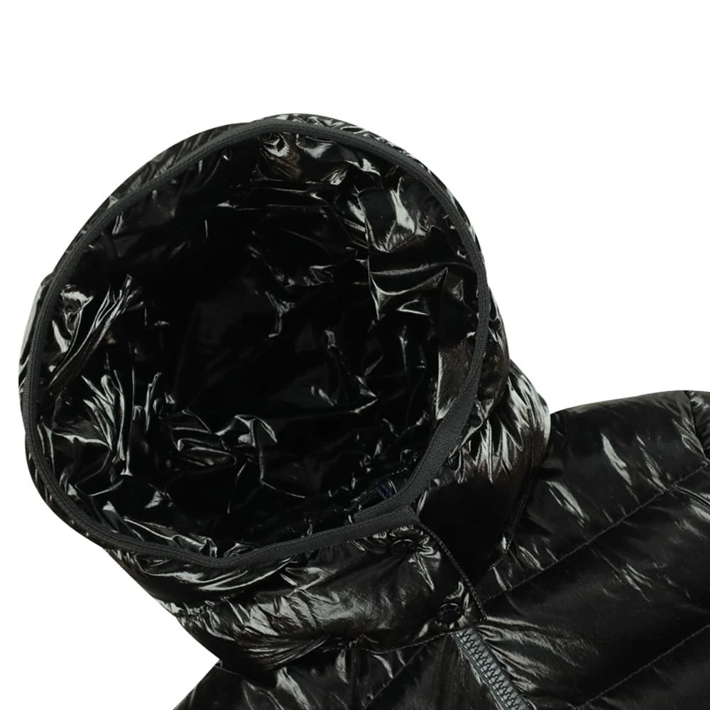 商品Moncler|Black Shiny Bady Hooded Down Jacket,价格¥6036,第2张图片详细描述