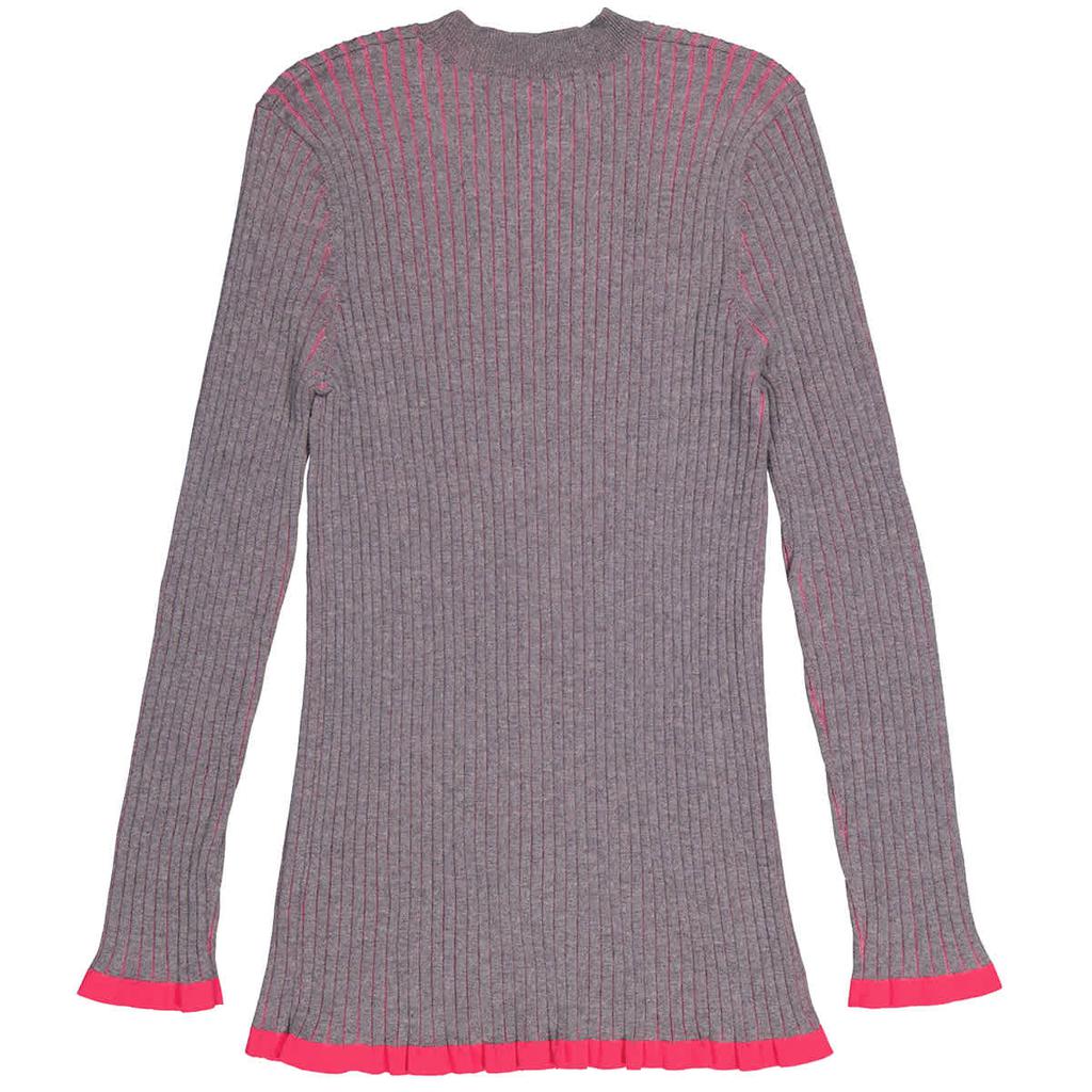 Burberry Ladies Rib Knit Cashmere Silk Sweater, Size Large商品第2张图片规格展示